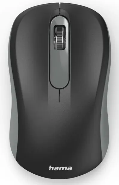 Mouse Hama - AMW-200, optic, wireless, gri/negru