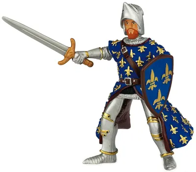 Figurina Papo The Medieval Era – Printul Philip, in armura albastra