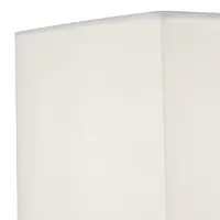 Aplica Tibet Wall Bracket Satin Chrome complete with Shade
