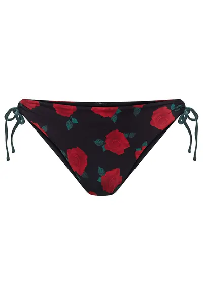 Chiloti de baie dama Encanto Robert Kupisz x Negru rosu - Rosu