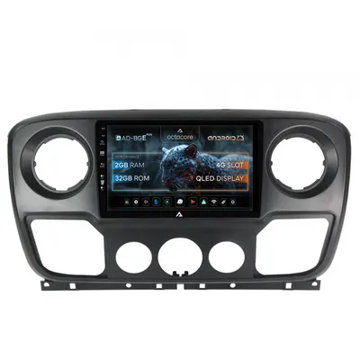 Navigatie Opel Movano Renault Master Nissan NV400 (2011-2021), Android, E-Octacore 2GB RAM + 32GB ROM, 10.1 Inch - AD-BGE10002+AD-BGRKIT388V2