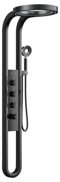Panou hidromasaj Inter Ceramic - 3617MB, negru mat