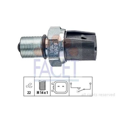 Comutator, lampa marsalier FACET 7.6265