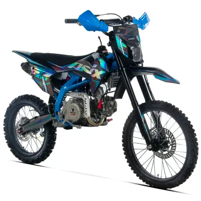 Motocicleta Enduro Cross Asix XB67 140cc, 4T, roti 19 16 , 4 viteze, pornire electromotor, negru albastru