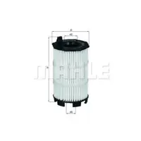 Filtru ulei MAHLE ORIGINAL OX 350 4D