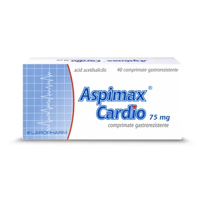 Aspimax cardio, Laropharm | 75mg x 40 comprimate gastrorezistente