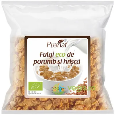 Fulgi de Porumb si Hrisca Ecologici/Bio 200g