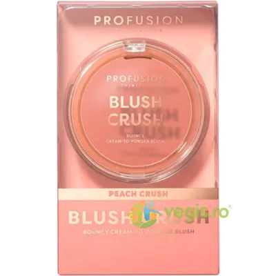 Fard pentru Obraji Textura Cream-to-Powder Blush Crush Nuanta Peach Crush 10g