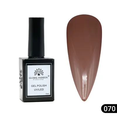 Oja semipermanentă Global Fashion, Gel polish Elite Glow 15 ml, 70 Engros