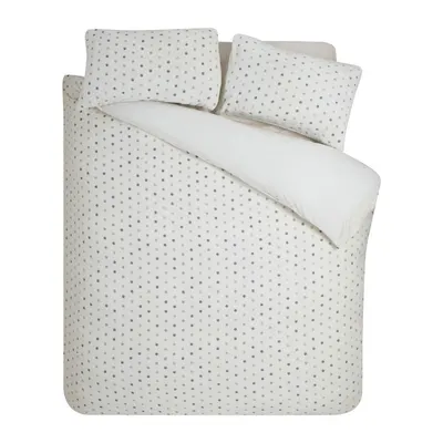 Lenjerie de pat crem din micropluș/cocolino pentru pat dublu, extinsă 230x220 cm Cosy Spot – Catherine Lansfield
