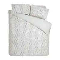 Lenjerie de pat crem din micropluș/cocolino pentru pat dublu, extinsă 230x220 cm Cosy Spot – Catherine Lansfield