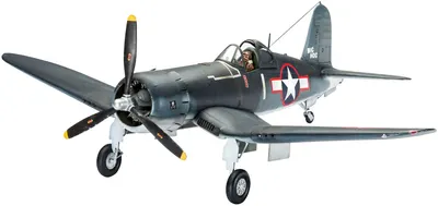 Model pentru asamblare de avion militar Revell - Vought F4U-1A Corsair (4781)