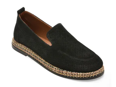 Mocasini GRYXX negri, 481264, din piele intoarsa