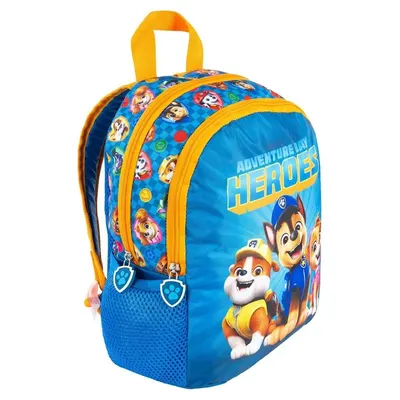 Ghiozdan de gradinita cu 2 compartimente, St Majewski, Paw Patrol, Albastru