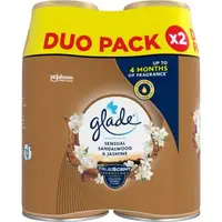 GLADE Automatic Sensual Sandalwood & Jasmine automat de odorizare a aerului rezervă DUO