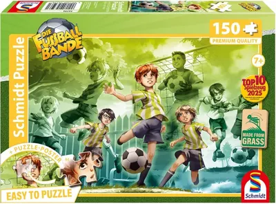 Puzzle Schmidt din 150 piese - Banda de fotbal: Nu scăpa mingea