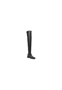 Cizme dama 303259136 - Piele ecologica - Negru - Negru
