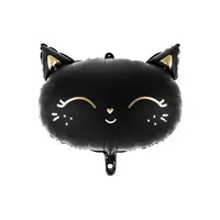 Balon folie pisica neagra 48x36 cm Party Deco PDFB84