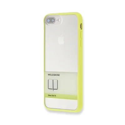 Carcasa galbena Hard Case Iphone 7 Plus Transparent Band