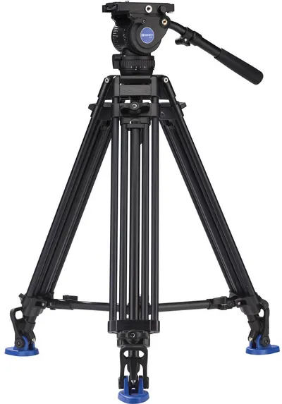 Trepied video Benro - A673TMM Dual Stage AL + BV8, 71.5-160 cm, negru