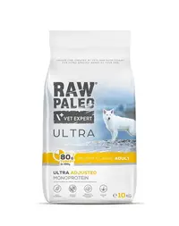 RAW PALEO Ultra Turkey Medium&Large Adult 10kg Sac mancare caini talie medie si mare, cu curcan