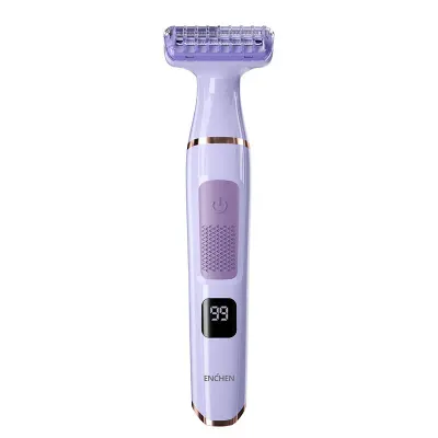 Aparat de ras electric ENCHEN Trimmer A1, Uscat si umed, Putere 5W, 600 mAh, Purple - Default Title