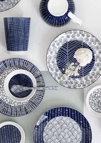 Set 20 de servetele - Bleu Pebble