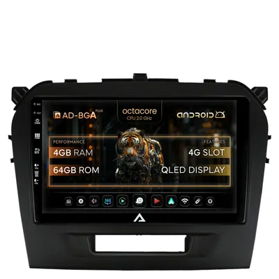 Navigatie Suzuki Vitara (2015+), Android, A-Octacore 4GB RAM + 64GB ROM, 9 Inch - AD-BGA9004+AD-BGRKIT299