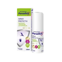Spray protectiv SPF 50 impotriva tantarilor si capuselor Santaderm Parasites, Viva Pharma | 100 ml