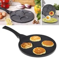 Tigaie pentru Pancakes Kamille, 26 cm, Aluminiu Antiaderent, Negru – Compatibilă cu Toate Tipurile de Plite Engros