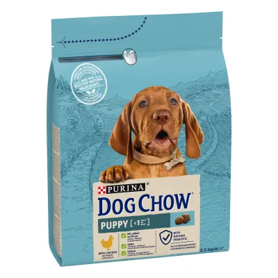 Hrana uscata pentru caini Dog Chow Junior, Pui 2.5kg