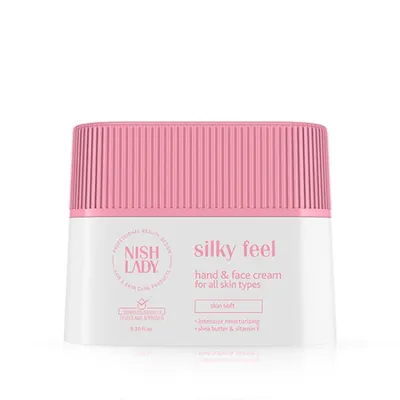 Crema pentru fata si maini - NISH LADY - Silk Feel - 275 ml