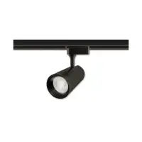 Lampa pentru sina monofazata, LED COB 10W, lumina neutra, 800 lm, IP20, negru mat