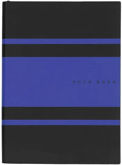 Caiet Hugo Boss Gear Matrix - A5, cu puncte, albastru
