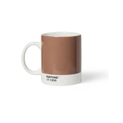 Cană maro deschis din ceramică 375 ml Mocha Mousse 17-1230 – Pantone