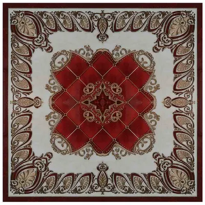 Gresie decorativa / covor ceramic Baroque 1212VB24 120X120 (4 placi 60X60) lucioasa