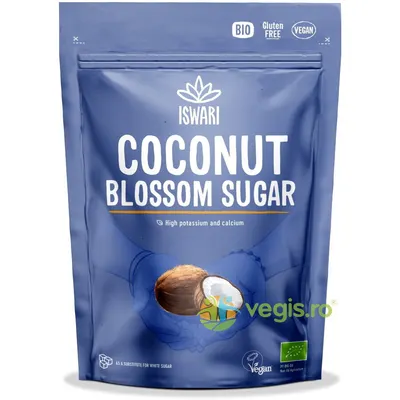 Zahar din Flori de Cocos fara Gluten Ecologic/Bio 250g