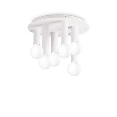 Lampa cu montaj pe tavan Petit pl6 Alb