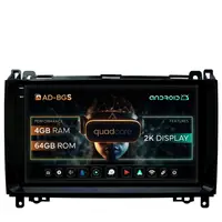 Navigatie 2K Mercedes Benz Sprinter, Viano, Vito, A B Class, Crafter, Android, S-Quadcore 4GB RAM + 64GB ROM, 9.5 Inch - AD-BGS90042K+AD-BGRKIT407