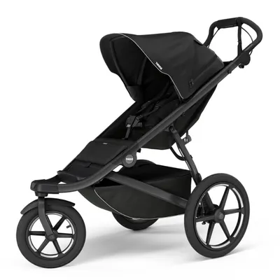 Carucior Thule Urban Glide 3 all-terrain cu prinderea hamului magnetica, Black