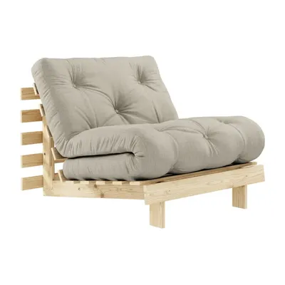 Fotoliu grej extensibil cu tapițerie din in Roots – Karup Design