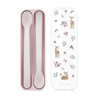 Linguri pentru copii roz-deschis din plastic 2 buc. Fairy Garden by Little Dutch – Mepal