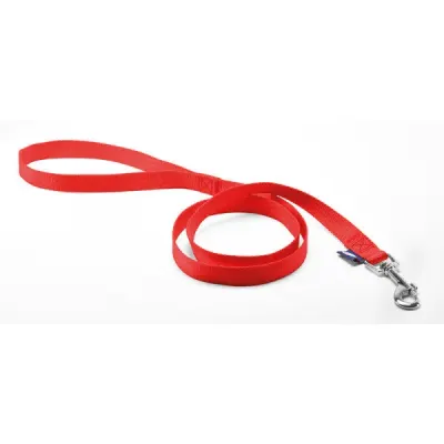 Lesa pentru caini din nylon rosie M 1,9 x 100 cm