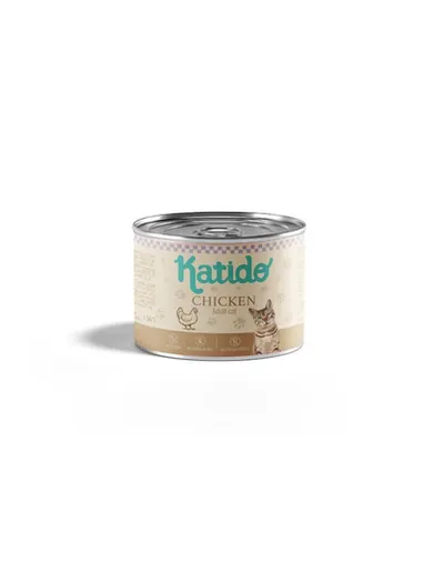 KATIDO Hrană umedă pentru pisici cu pui 200 g