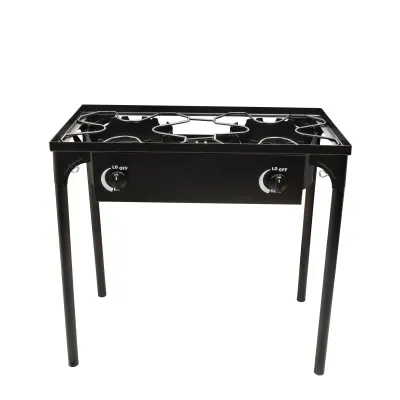 Pirostrie cu suport tip masa, 2 arzatoare x 3 focuri, inaltime 74cm Z-TOOLS / ZTS 8496 Engros