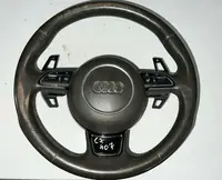Volan complet sline cu padele maro 4G0419091T Audi A6 (2010-2018) [4G2, C7]