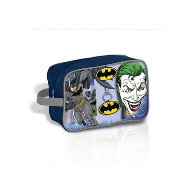 Set Cadou Batman, Apa de toaleta 90ml, Figurina 2in1, Spumant de baie si Sampon 300ml, Breloc, in borseta cool, Baieti