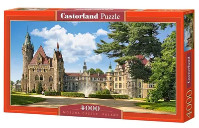 Puzzle panoramic Castorland din 4000 de piese - Castelul Moszna in Polonia