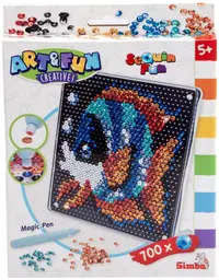 Set creativ Simba Toys Art & Fun - Pește cu paiete