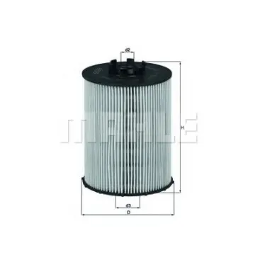 Filtru ulei MAHLE ORIGINAL OX 636D